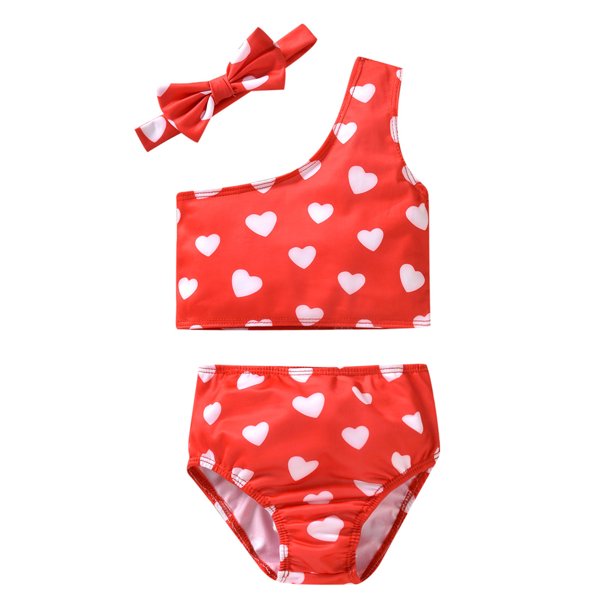 KaLI_store Girls Bikini Girls Rainbow Unicorn Swimsuit Two Pieces Swimwear Bathing Suit Bikinis