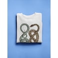 thumbnail image 3 of Antique Snakes Iv. Sweatshirt Women -Vision Studio Designs, Female x-Large, 3 of 4