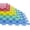 16 Piece, variant on Interlocking Floor Mats - 32-Piece Nontoxic Exercise Mat or Play Mat for Toddlers, Babies or Kids - Foam Padding for Home Gym by General (Multicolor)