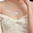 thumbnail image 6 of Necklaces & Pendants Mothers Lovers Thanksgiving Valentines Gifts Stainless Steel Engraved Heart Pendant Necklace Personalized Fashion Love Stainless Steel Necklace Pendant, 6 of 9