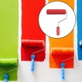 thumbnail image 2 of facefd Various Embossed Pattern Painting Roller With Plastic Handle Brush Tool 7" G, 2 of 8