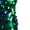 Green Iridescent Sequins, variant on COURTLY-3011 , 5" Heel Over-the-Knee Boot