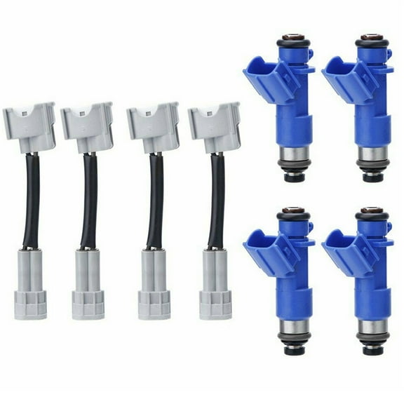LABLT 4pcs Fuel Injectors 16450-RWC-A01 Replacement Fits select: 2002-2005 HONDA CIVIC LX, 2000 HONDA CIVIC EX