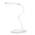 thumbnail image 2 of Leyfeng Desk Lamp, Led Desk Lamp with Usb Port 3 Dimmable Brightness Touch Control Ultralight White Rechargeable Eye-Caring Table Light with 360° Rotatable Head Flexible Hose, 2 of 3