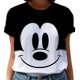 thumbnail image 3 of Camiseta con estampado de Mickey Mouse de Disney para mujer, top kawaii, camuflaje grande, verano, niña, moda, 3 of 4
