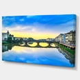 thumbnail image 2 of Carraia Medieval Bridge on Arno River - Beach Photo Canvas Print, 2 of 3
