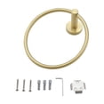 thumbnail image 4 of Freya 4-Piece Bathroom Hardware Set in Brushed Gold, 4 of 12