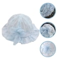 thumbnail image 3 of YSNOOWE Girls Bucket Hat Sky Blue Round Brim Lace For Outdoor Activities 1Pcs, 3 of 5