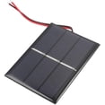 thumbnail image 1 of HUGFEGWE 1.5V 0.65W Polycrystalline Mini Solar Panel Module DIY for Light Toys Charger 60x80mm 1Pcs U2536-18170, 1 of 7