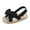Black, variant on Gubotare Sandals Little Girl Kid's Girl's Soft Sole Close Toe Sport Beach Sandals (White,11)