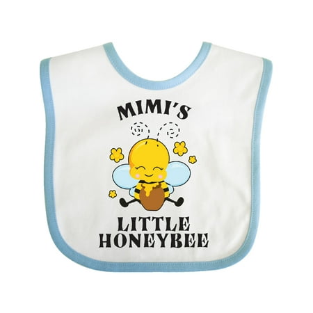 

Inktastic Cute Bee Mimi s Little Honeybee with Stars Gift Baby Boy or Baby Girl Bib