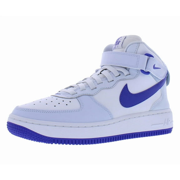 Nike Air Force 1 Mid Easyon GS Boys Shoes Size 1.5, Color: Football Grey/Persian Violet