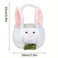 thumbnail image 3 of HongHeng Clearance Under $2.00 Easter Bag Decoration Bunny Handbag with Flower Candy Storage Gift Bag, 3 of 6