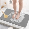 thumbnail image 1 of Alfombra de baño Supercenter, antideslizante, PVC, color gris, 40 x 60 cm, 1 of 7