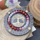 thumbnail image 3 of Pulsera con charms de cristal deslumbrante y ajustable, ideal para amantes de la moda y regalos únicos., 3 of 5