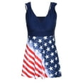 thumbnail image 4 of Gvmfive Women Bathing Suits American Flag Print Swimwear Tankini Swimsuit, 4 of 8