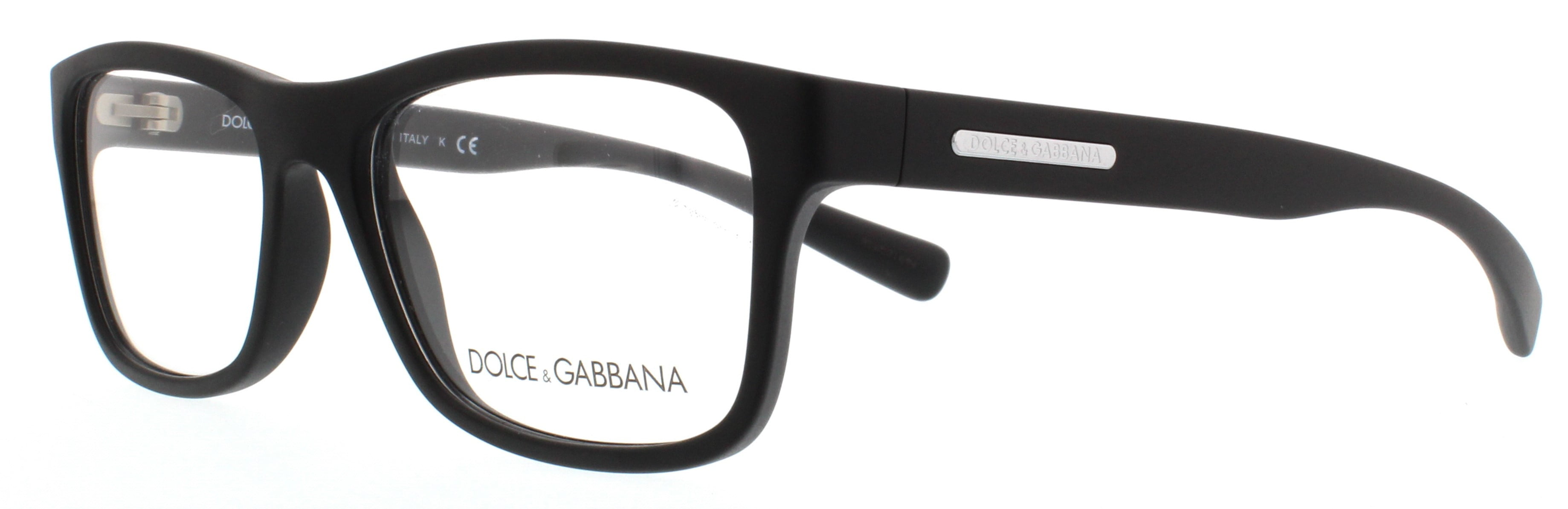 dolce and gabbana matte black glasses