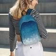thumbnail image 5 of Yiaed Christmas Snowflakes Print Print Laptop Backpack Travel Canvas Backpack Vintage Aesthetic Backpack for School Knapsack Backpack Backpack for School-Medium, 5 of 5