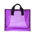 thumbnail image 1 of Bolsa de PVC para llevar a mano en vacaciones de verano Bolsa portátil para guardar ropa Bolsa de playa de PVC transparente de moda Bolsa de viaje, 1 of 5