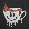 thumbnail image 2 of Mens Dripping Coffee Smile Funny T Shirts Caffeine Graphic Tee for Men Graphic Tees, 2 of 9