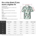 thumbnail image 5 of Susaid Frog And Dragonflies Print Short Sleeve Shirts Button Down Casual Shirts Summer Beach Aloha Button Down Short Sleeve for Men ,Small, 5 of 7