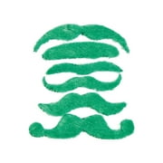 Green Mustache Assortment - Party Wear - 12 Pieces