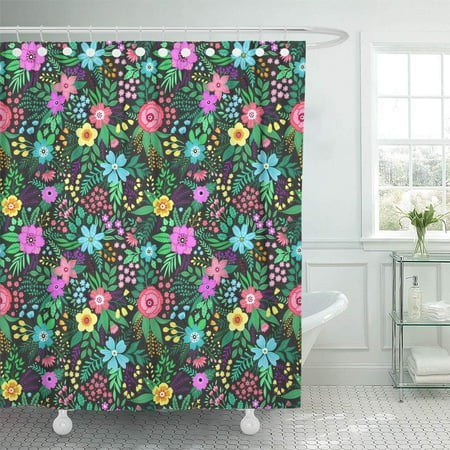 Pknmt Amazing Floral With Bright Colorful Flowers Plants Branches