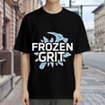 thumbnail image 3 of Black T Shirts for Men, Frozen Grit Text Graphic Mens Graphic Tees, 24846421,3XL, 3 of 8