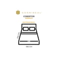 thumbnail image 2 of Cobertor Nórdico de Microfibra Marfil Matrimonial Dormireal, 2 of 5