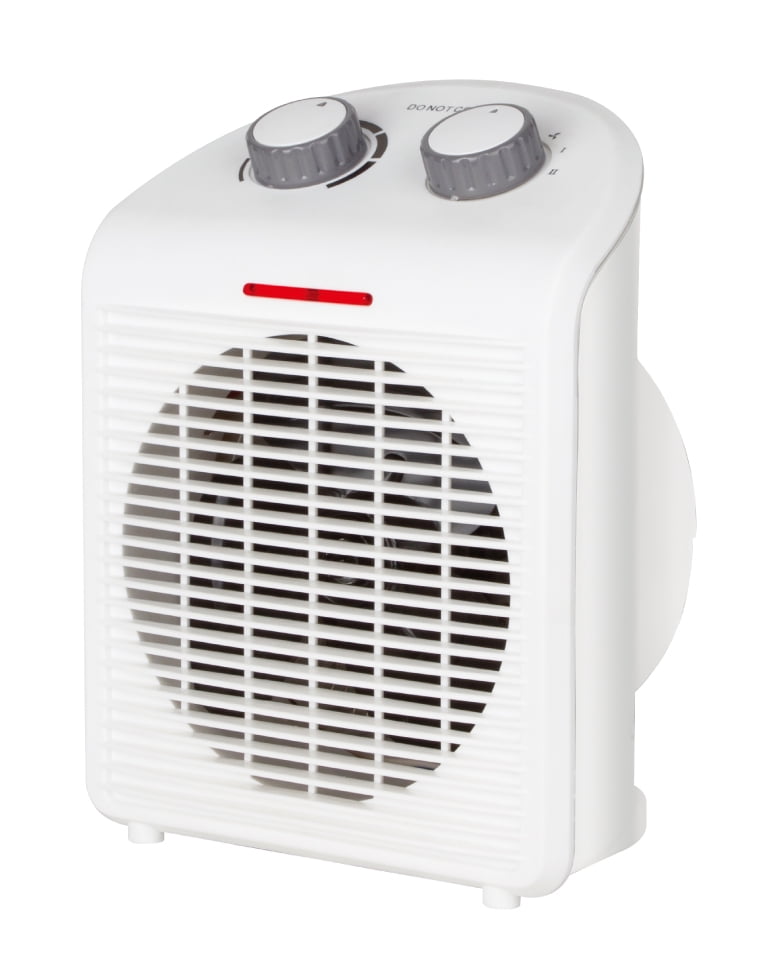 White 2 Heat Settings 1500-3000 W Overheat Protection Warmlite WL44013 Fan Heater with Adjustable Thermostat Compact and Portable Design