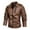 Yellow, variant on Aimik Hanes Mens Leather Jacket Motorcycle Black Biker Jackets Vintage Faux Leather Outwear Casual Lightweight-Black XXXL