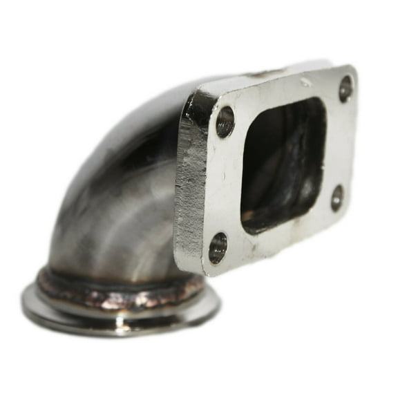 90 Degree Stainless Steel Adapter T3 flange to 2.3” ID 3.2"OD V-band Flange 90 Degree Stainless Steel Adapter T3 flange to 2.3” ID 3.2"OD V-band Flange