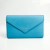 Authenticated Used Balenciaga PAPER ZA MONEY 371661 Women's Leather Long Wallet (bi-fold) Blue