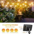 thumbnail image 6 of Quntis Solar String Lights Outdoor, 52FT Solar String Lights with 4 Light Modes,Waterproof Hanging String Lights Outdoor Solar Patio String Lights for Yard Patio Garden Party Garden Wedding, 6 of 10