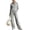 Light Gray #12, variant on WULMLEO Womens Two Piece Sets Knit Fall Quarter Zip Long Sleeve Pullover Wide Leg Palazzo Pants Tracksuit 2026 Casual Cozy Outfits Trendy Suits with Pockets Black XL