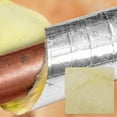 thumbnail image 3 of Pipe Insulation Wrap,Foil Backed Fiberglass Wrap,32.8 ft x 3 in Tube Insulation Foam Wrap Tape,1 Roll Ceramic Water Pipe Insulation Wrap for Outdoor Indoor Pipe Insulation Wrap in Freezing Weather, 3 of 7