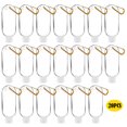TIIFSWHS Travel Clear Keychain Bottles Leakproof Empty Containers Flip