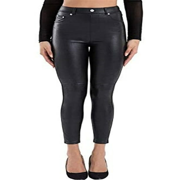 xiaxaixu Women s Casual Solid Color Matte Look High Waist Slim