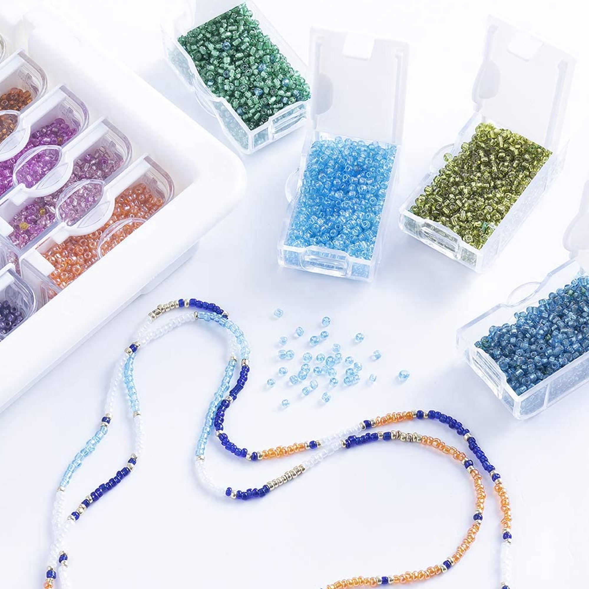 Elizabeth Ward Bead Storage Solutions 3 Piece Craft Containers, (6 Pack)