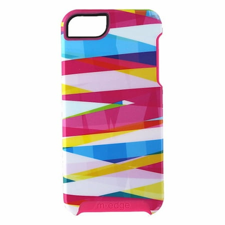 Apple Pink Ribbon - M-Edge Echo Series Hybrid Case for Apple iPhone SE 5s 5 - Pink / Multi Ribbon