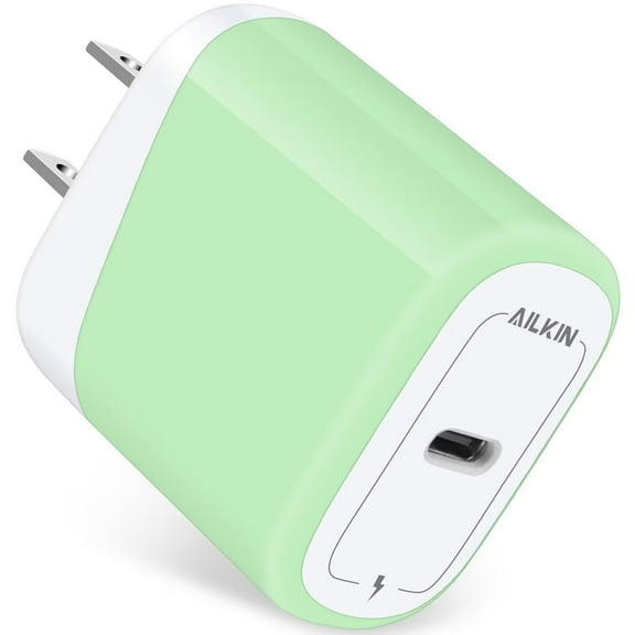 USB C Charger Wall Charger Block,AILKIN PD 20W Type C Block Charger Fast Charging Charger Plug Power Adapter USB C Brick Cube For Android Phone Fast Charger Block