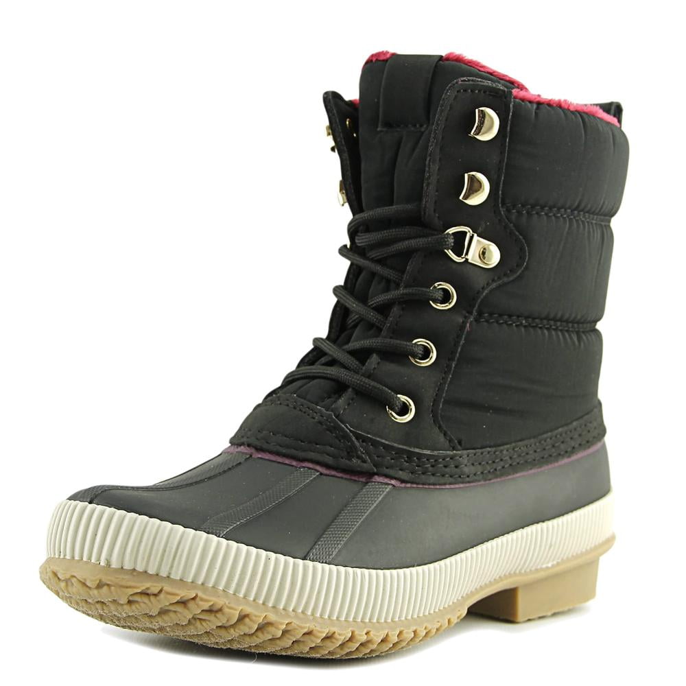 Tommy Hilfiger Tommy Hilfiger Elvia Women Round Toe Canvas Black Snow