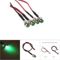 thumbnail image 3 of Aqxreight - Dash Indicator Light, 4 Pcs 12v 8mm LED Panel Pilot Dash Warning Light Indicator Lamp Car Van, 3 of 6