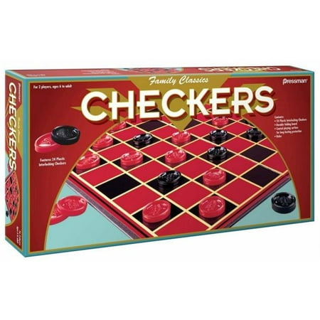 Pressman Checkers Board Games (Best Table Games For Adults)