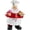 Wine glass, variant on Jiibva Christmas Santa Claus Figurine, Resin Christmas Chef Santa Claus Status Christmas Decorations Desktop Ornament for Home Office Table Fireplace