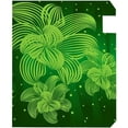 thumbnail image 4 of Coolnut Mailbox Cover Green Flower Lines Pattern Post Mail Box Cover Magnetic Mail Wraps Cover Standard Size 20.7" L x 18" W, 4 of 5