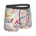 thumbnail image 3 of Disketp Passport Stamp Men'S Boxer Briefs,Soft And Breathable Cotton Underwear With Comfortflex Waistband, 3 of 9