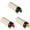 Red+Yellow+Green, variant on FXMLRLK 1 Pieces Wall Mounted Magnetic Toothpaste Squeezer,Toothpaste Seat Tube Squeezing Aids,for Various Tube Based Cosmetics and Sauces Squeezer Rollers(Green)
