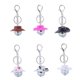 thumbnail image 1 of Pink Cowgirl Cowboy Hat Car Charm Rear View Mirror Hanging-disco Ball-bling Keychain, 1 of 4