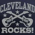 thumbnail image 3 of CafePress - Cleveland Rocks Women's V Neck Dark T Shirt - Women's V-Neck Dark T-Shirt, 3 of 4